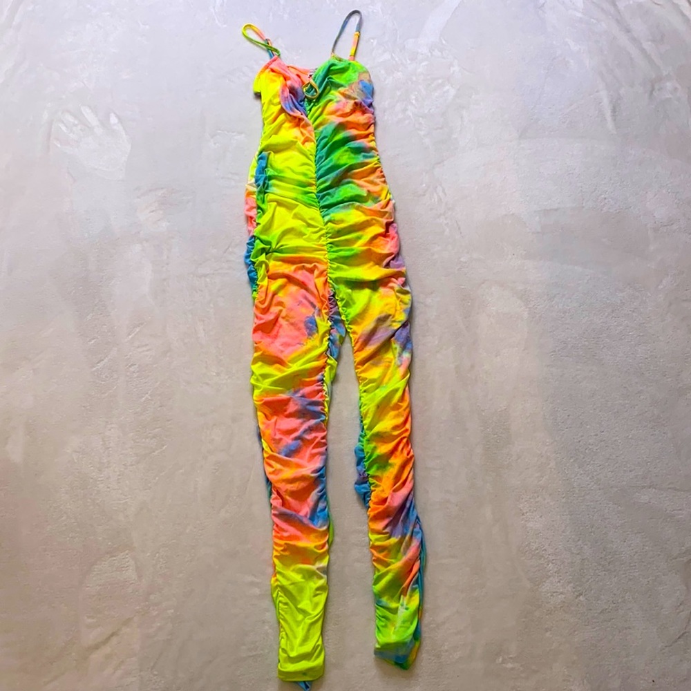 Fashion Nova- Rainbow 🌈 jumpsuit
